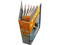 E-Archive de 10 e-slimcases con e-clip Ejector para almacenar CDs/DVDs. Color Naranja