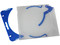 E-Archive de 10 e-slimcases con e-clip Ejector para almacenar CDs/DVDs. Color Azul
