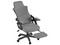 Silla Gamer Balam Rush Power Rush Mesh, Reposabrazos, Pistón de Gas Clase 2, Inclinación de hasta 145 Grados, Soporta hasta 100Kg. Color Gris. (Caja abierta)