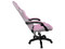Silla Gamer Balam Rush Power Rush V2, Reposabrazos Fijo. Color Rosa.