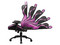 Silla Gamer Cooler Master Gaming Caliber R2. Color Negro / Morado.