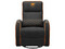 Sofá Cougar Fidom CGR-FDF-ORB, Soporta Hasta 150 Kg, Reclinable de Hasta 160 Grados. Color Negro y Naranja.