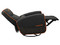 Sofá Cougar Fidom CGR-FDF-ORB, Soporta Hasta 150 Kg, Reclinable de Hasta 160 Grados. Color Negro y Naranja.