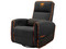 Sofá Cougar Fidom CGR-FDF-ORB, Soporta Hasta 150 Kg, Reclinable de Hasta 160 Grados. Color Negro y Naranja.