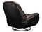 Sofá Cougar Overlord CGR-OVL-ORB, Soporta Hasta 150 Kg, Reclinable de Hasta 160 Grados. Color Negro y Naranja.