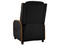 Sofá Cougar Ranger One CGR-SA1, Soporta Hasta 160 Kg, Reclinable de Hasta 160 Grados. Color Negro y Naranja.