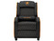 Sofá Cougar Ranger One CGR-SA1, Soporta Hasta 160 Kg, Reclinable de Hasta 160 Grados. Color Negro y Naranja.