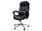 Silla Ejecutiva Naceb NA-0930N, Vinipiel, Semi Reclinable, Descansa brazos acojinados, Hasta 120 kg. Color Negro.