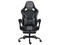 Silla Gamer NEXTEP Falkor Ergonómica con Masaje Lumbar y Reposa Pies. Color Gris/Negro.