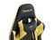 Silla Gamer Ocelot OGS-02, Descansa Brazos Ajustables, Inclinación de 155, Soporta Hasta 150kg, Color Negro/Amarillo.