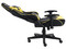 Silla Gamer Ocelot OGS-02, Descansa Brazos Ajustables, Inclinación de 155, Soporta Hasta 150kg, Color Negro/Amarillo.
