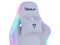 Silla Gamer Ocelot White Thundra RGB, Reclinable, Cojín Lumbar y Cervical, Descansa brazos Ajustable 4D, Soporta hasta 150kg. Color Blanco.