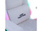 Silla Gamer Ocelot White Thundra RGB, Reclinable, Cojín Lumbar y Cervical, Descansa brazos Ajustable 4D, Soporta hasta 150kg. Color Blanco.