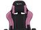 Silla Gamer Xzeal XZ20, inclinación ajustable, soporte lumbar. Color Negro/Rosa.