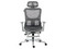 Silla para oficina Ejecutiva ACTECK Flux Ultra EC696HR, Respaldo de Malla, Reposabrazos y Reposapiés Ajustables, Color Gris.