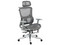 Silla para oficina Ejecutiva ACTECK Flux Ultra EC696HR, Respaldo de Malla, Reposabrazos y Reposapiés Ajustables, Color Gris.