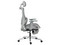 Silla para oficina Ejecutiva ACTECK Flux Ultra EC696HR, Respaldo de Malla, Reposabrazos y Reposapiés Ajustables, Color Gris.