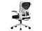 Silla para Oficina Acteck Flux Base EC343, Reposabrazos Abatibles, Soporta hasta 100Kg, Pistón Clase 2, Inclinación de Hasta 120 Grados. Color Blanco con Malla Negra.