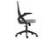Silla para Oficina Flux Lite EC313, Reposabrazos Abatibles, Soporta hasta 100Kg, Color Gris.