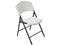 Silla para Oficina Plegable Foly Lifetime, Color Blanco.