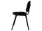 Silla Fija Mundo In 104Z, Respaldo y Asiento de Tela. Color Negro.