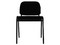 Silla Fija Mundo In 104Z, Respaldo y Asiento de Tela. Color Negro.