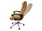 Silla para oficina Ejecutiva Naceb NA-0930C, Semi Reclinable, Descansa brazos acojinados, Hasta 120 kg. Color Café.
