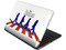 Skin TechZone The Beatles para Laptop Widescreen de 10.2