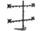 Soporte para Monitor Acteck Enforce Zone-B SM445 Advanced Series, Soporta 4 Monitores, 9 kg por Brazo, Color Negro.