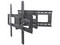 Soporte universal en pared Manhattan 424691 con movimiento total para monitores de TV planos.