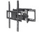 Soporte de pared articulado Manhattan 461344 para pantalla plana y curva de 32