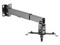 Soporte de Acero Ovaltech OVPR-650MM para proyecto de pared. Color Negro