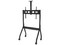 Carro Paramount PR565 para pantallas planas de 55 a 75, capacidad de 68.04 kg, negro