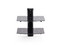 Estante Flotante StarTech 2B-WALL-MOUNT-SHELF para Equipos AV con Montaje en Pared y Altura Ajustable, Vidrio Templado Color Negro.