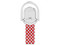 Soporte universal PopSocket Ghostek GHOLP006 para smartphone con imán para automóvil. Color Blanco y Rojo.