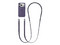 Correa Cruzada Apple MGGJ4ZM/A para Fundas de iPhone, Polietileno, Largo de Hasta 2m. Color Morado.