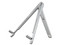 Soporte ajustable BRobotix 180488 para smartphones y tablets. Color Plateado.