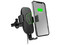 Soporte para smartphone y cargador inalámbrico HyperGear Gravity 15642 de 15W autoajustable. Color Negro.