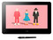 Monitor Interactivo Wacom Cintiq Pro 16, Resolución de 3840 x 2160 (Ultra HD 4K), USB. Color Negro.