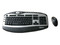 Paquete de Teclado y Mouse Inalámbrico AOpen, Color Negro/Plateado.
