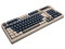 Teclado Gamer AULA S99 Pro, Iluminación RGB, Bluetooth, Receptor USB, USB Tipo C. Color Azul y Gris. (Versión en Español).
