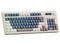 Teclado Gamer AULA S99 Pro, Iluminación RGB, Bluetooth, Receptor USB, USB Tipo C. Color Azul y Gris. (Versión en Español).