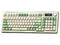 Teclado Gamer AULA S99 Pro, Iluminación RGB, Bluetooth, Receptor USB, USB Tipo C. Color Verde. (Versión en Español).