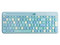 Kit de Teclado y mouse Inalámbricos Acteck Creator Chic MK470, receptor USB, color azul.