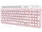 Kit de Teclado y Mouse Acteck Creator Virtuos Silk MK720, Bluetooth, Color Rosa.