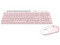 Kit de Teclado y Mouse Acteck Creator Virtuos Silk MK720, Bluetooth, Color Rosa.