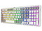Teclado Inalámbrico Acteck Techno PRO TI790 RGB, Conexión USB, 2.4Mhz, Bluetooth. Color Blanco