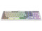 Teclado Inalámbrico Acteck Techno PRO TI790 RGB, Conexión USB, 2.4Mhz, Bluetooth. Color Blanco