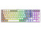 Teclado Inalámbrico Acteck Techno PRO TI790 RGB, Conexión USB, 2.4Mhz, Bluetooth. Color Blanco