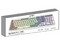 Teclado Inalámbrico Acteck Techno PRO TI790 RGB, Conexión USB, 2.4Mhz, Bluetooth. Color Blanco